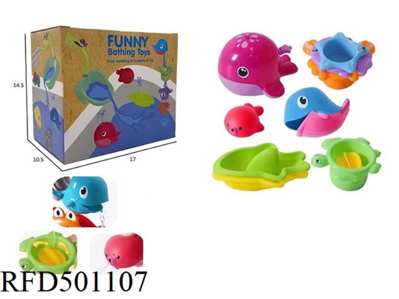 OCEAN BATH PLAY POOL RUBBER COMBINATION SET -2