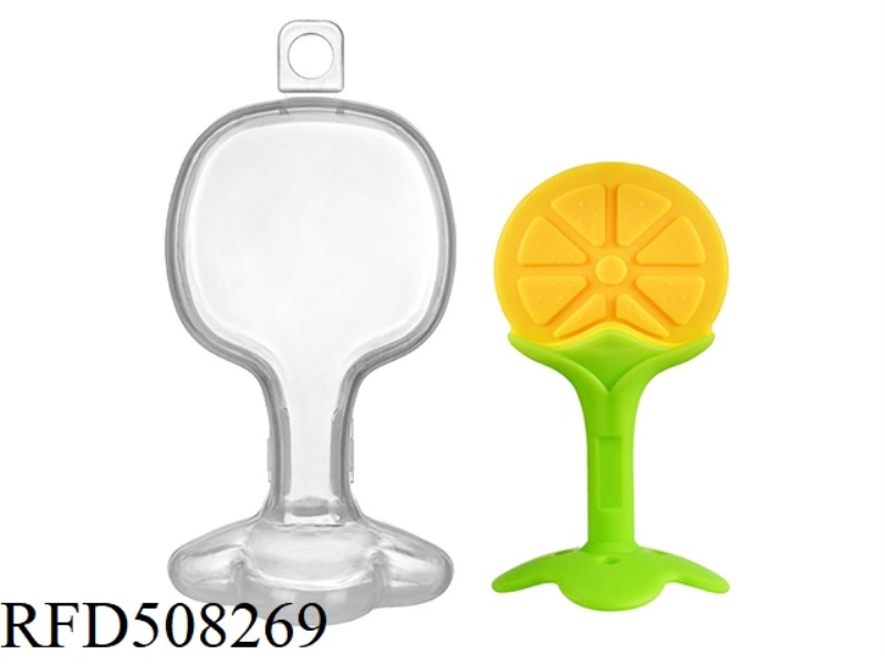 SILICONE BABY DENTAL GEL (ORANGE)