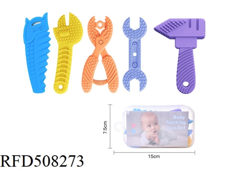 SILICONE BABY DENTAL GEL (TOOL SET)