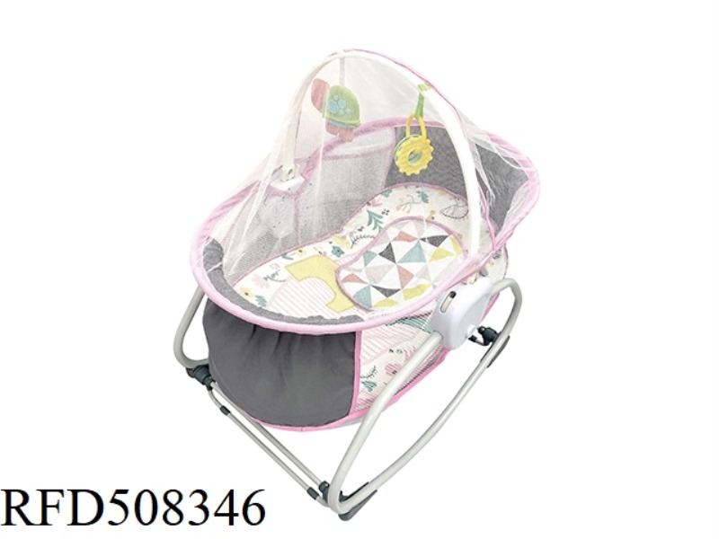 TWO-IN-ONE BABY ROCKING CHAIR
TAKE A MOSQUITO NET.