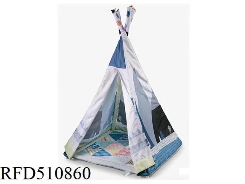 FOUR-SIDED TOWER TENT