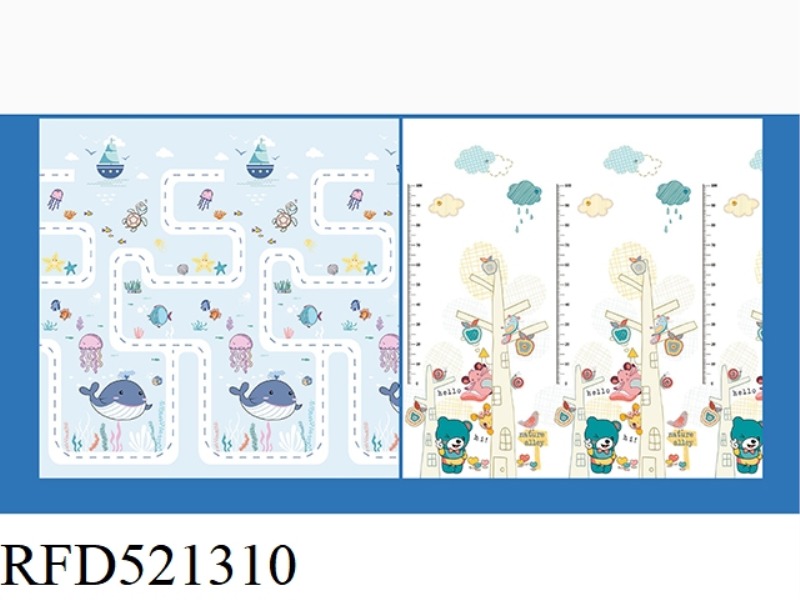 TREEHOUSE MEASURE HEIGHT CRAWLING PAD SEABED PLUG WAY CRAWLING PAD
