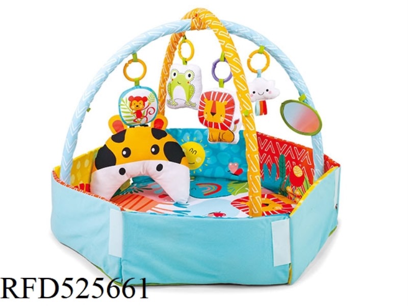 THREE-DIMENSIONAL HEXAGONAL LION CUSHION