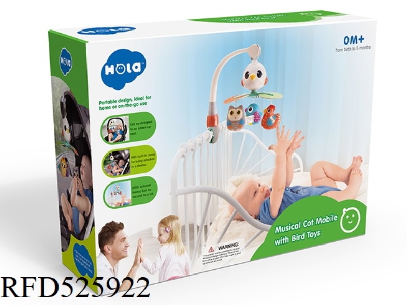 BIRDIE MUSIC BEDBELL (WITH STAND)