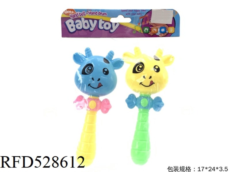 CARTOON CALF RING BELL 2 PIECES ZHUANG
