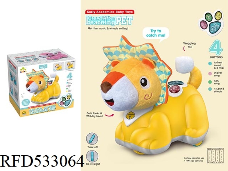 SOUND AND LIGHT SOOTHE THE ELECTRIC LION