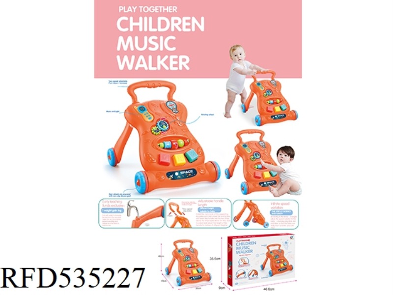 EDUCATIONAL CHILDREN'S WALKER (WITH MUSIC AND LIGHTS)