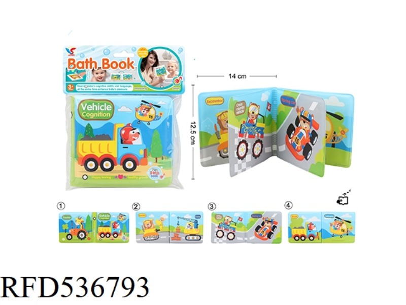 PUZZLE EARLY EDUCATION BATH BOOK WITH BB CALLED