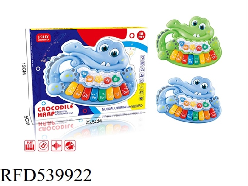 CROCODILE ELECTRONIC ORGAN LIGHT MUSIC