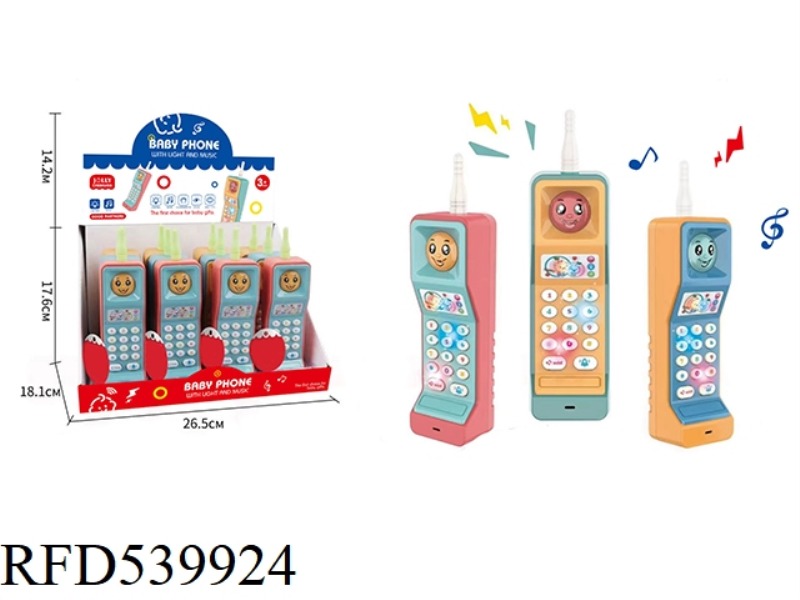 CARTOON PUZZLE EARLY EDUCATION MOBILE PHONE MOBILE PHONE MODEL 12PCS
