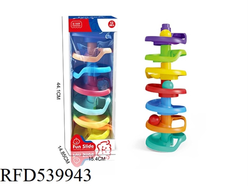 PUZZLE TRACK ROLLING BALL AROUND