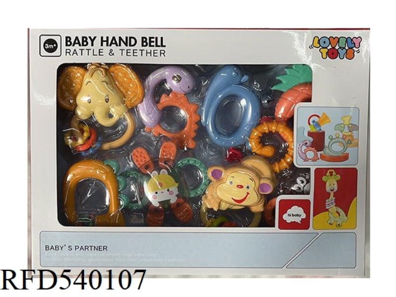 TEETHER RATTLE SET 6PCS