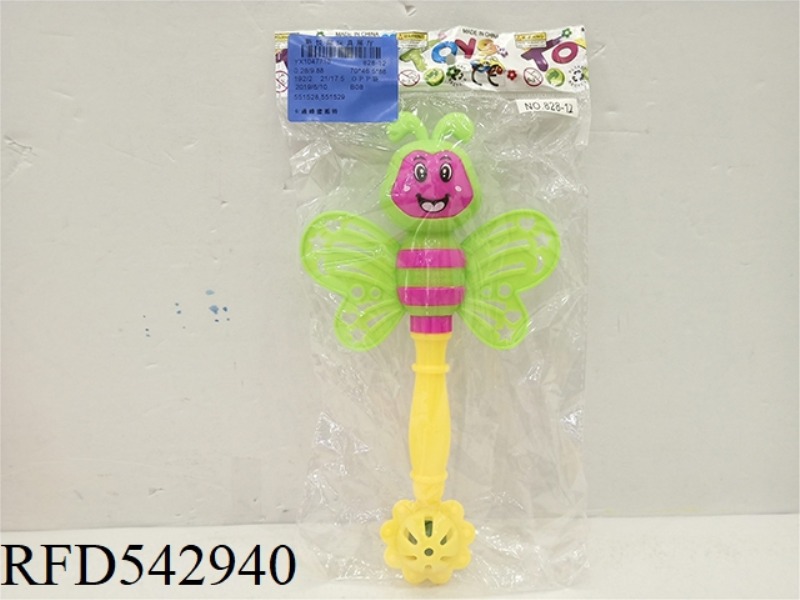 CARTOON HONEY RATTLE