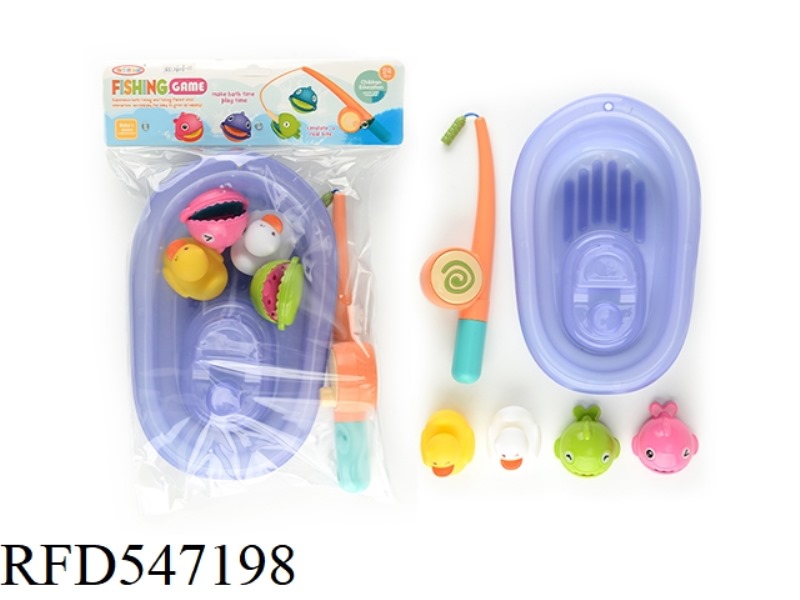 THERMOCHROMIC BOAT +5 SPLASHING FISHING SET