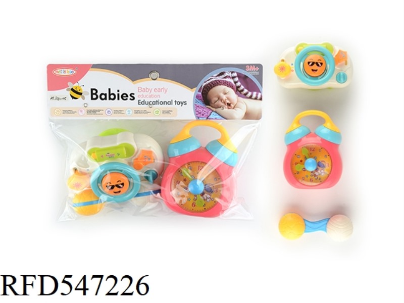 3 BABY PUZZLE RATTLE SET