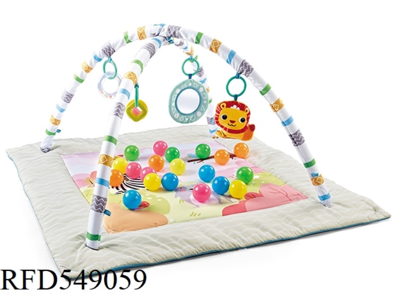 PINK GENEROUS FENCE GAME PAD 2-IN-1 20 OCEAN BALLS