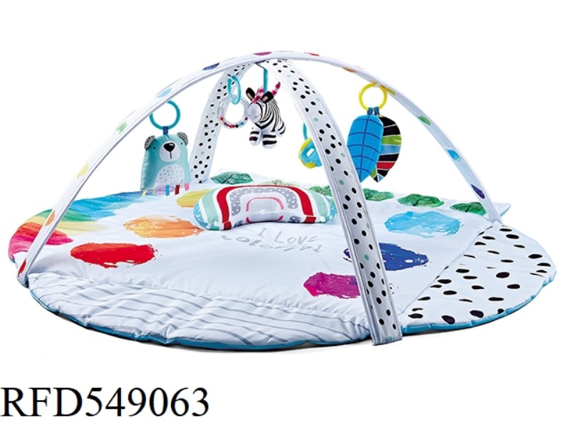 4-FOLD ROUND GAME PAD 2-IN-1 SUPER SOFT PILLOW BAG