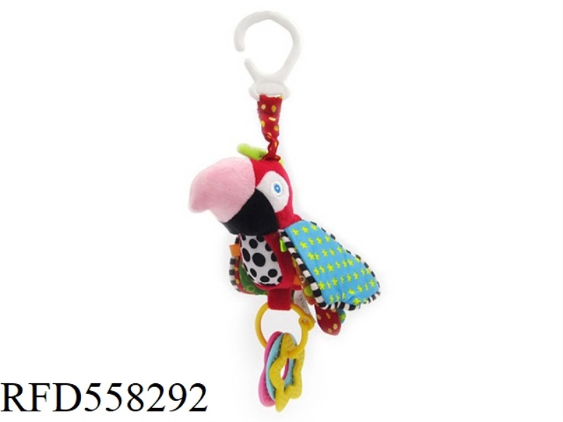 PLUSH BABY RED BIRD TOY