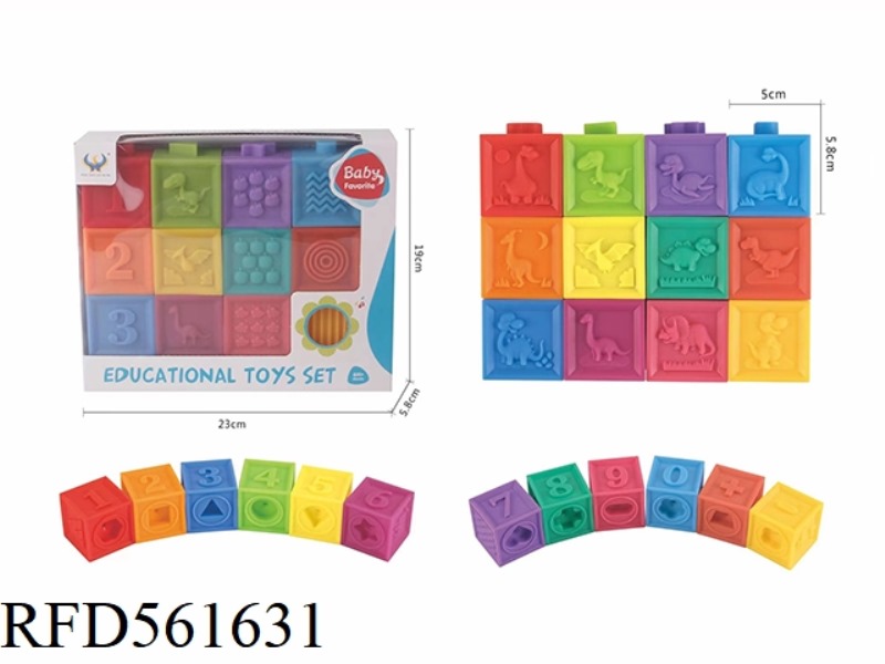DINOSAUR NUMBER BLOCK