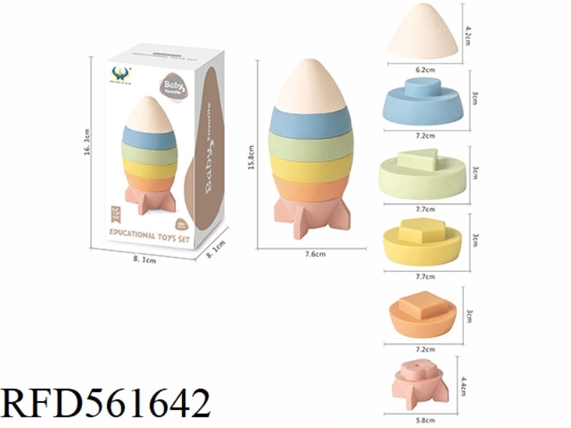 ROCKET JENGA 6PCS