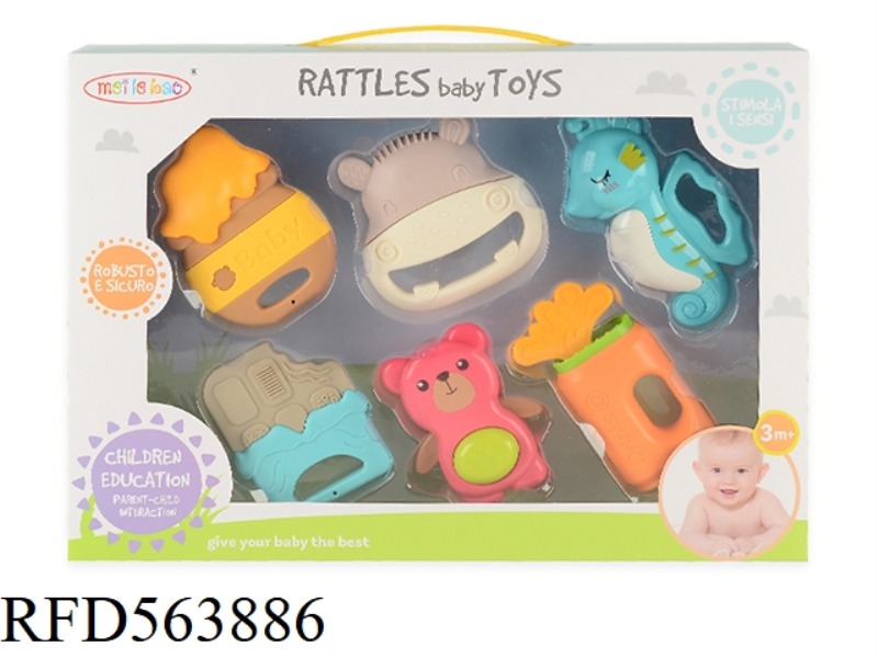 6 BABIES RINGING THE BELL