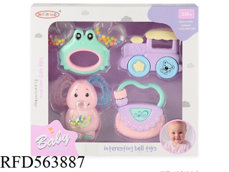 4 BABIES RINGING THE BELL