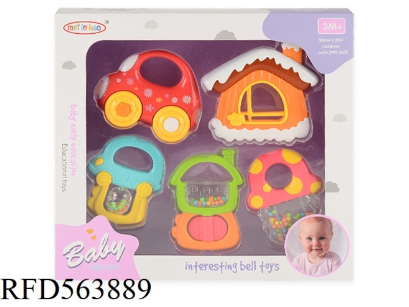5 BABIES RINGING THE BELL