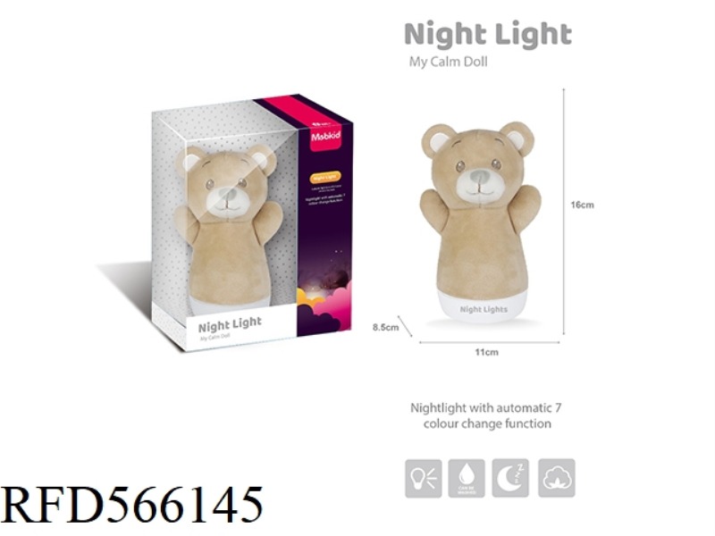 A BABY COMFORT PLUSH NIGHTLIGHT (TEDDY BEAR DOLL)