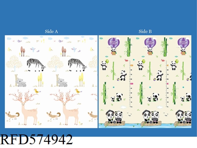 ZEBRA LAND CRAWLING MAT PANDA LAND CRAWLING MAT