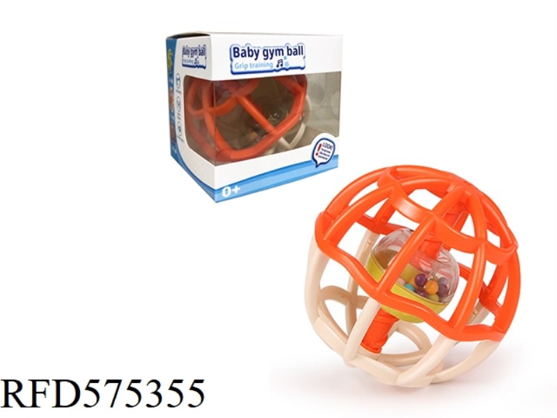 BABY FITNESS BALL (RED AND WHITE)