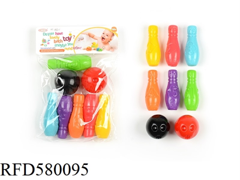 8 MOLDED BOWLING BALLS