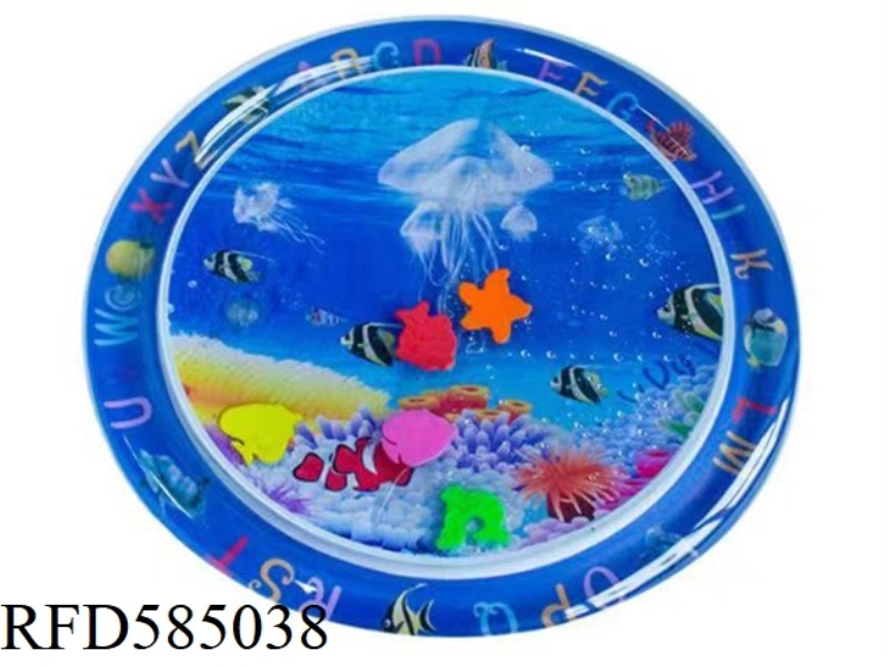 JELLYFISH INFLATABLE BABY PAT PAD MARINE LIFE PAT PAD ROUND