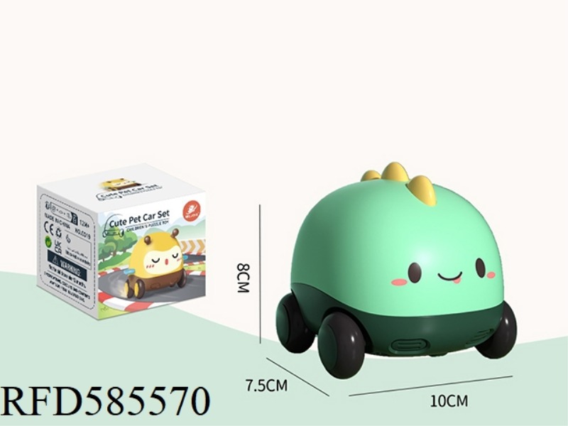 INERTIA POWERED CAR DINOSAUR WITH GUTTA PERCHA