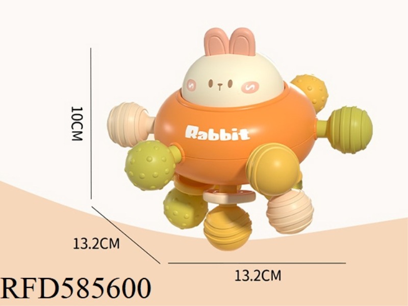 RABBIT SOFT RUBBER BALL 3 IN 1 (GUTTA PERCHA + TORSION + RINGING BELL)