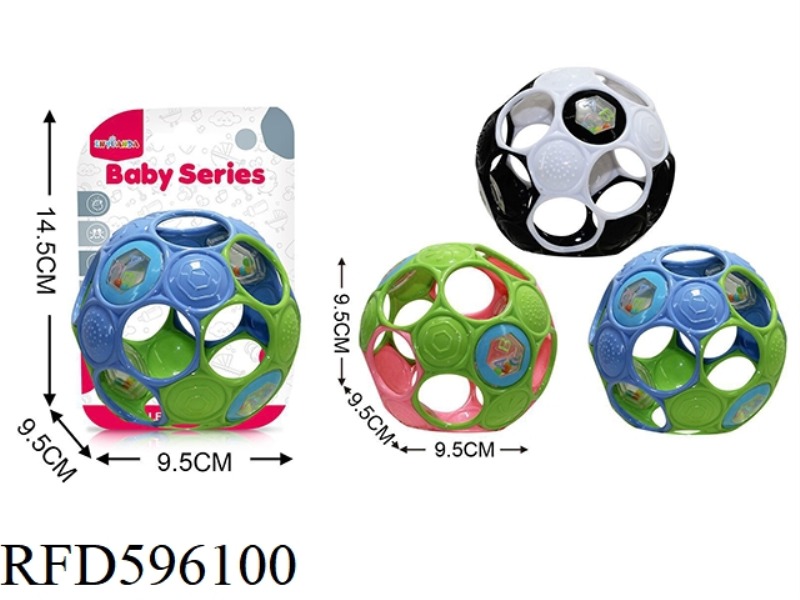 SOFT BABY BALL, TEETHER, RATTLE