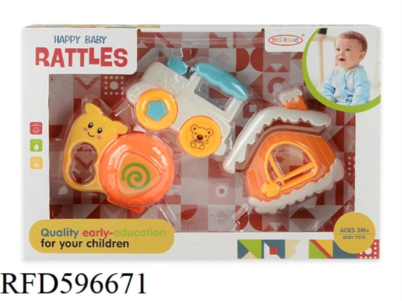3 BABIES RINGING BELLS