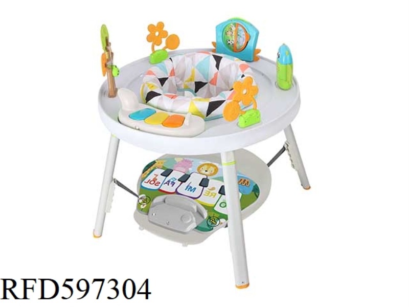 3-IN-1 FUN-HOPPING CHAIR WITH STRIPED NON-BLUETOOTH PIANO AND MUSICAL FOOTPAD