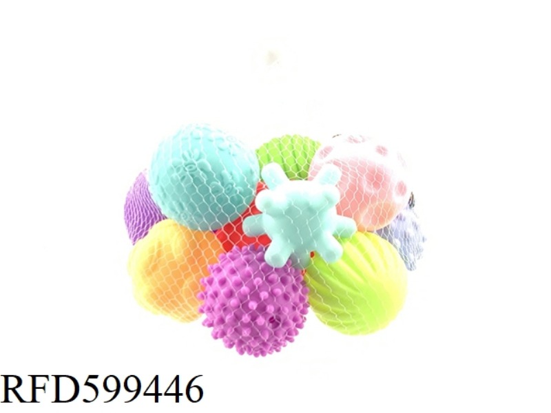 BABY SOFT RUBBER GRIP BALL (10 PIECES)