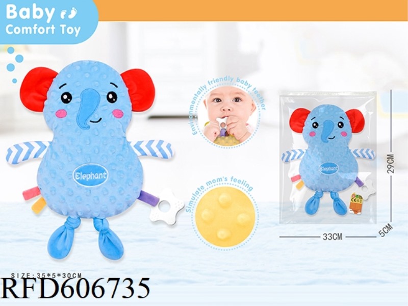 (ELEPHANT) LARGE BABY SLEEPING BABY SOOTHING TOY/BEANIE BLANKET SOOTHING ACTION FIGURE SOOTHING DOLL