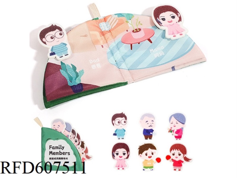 FAMILY MEMBERS TEAR UP CLOTH BOOKS