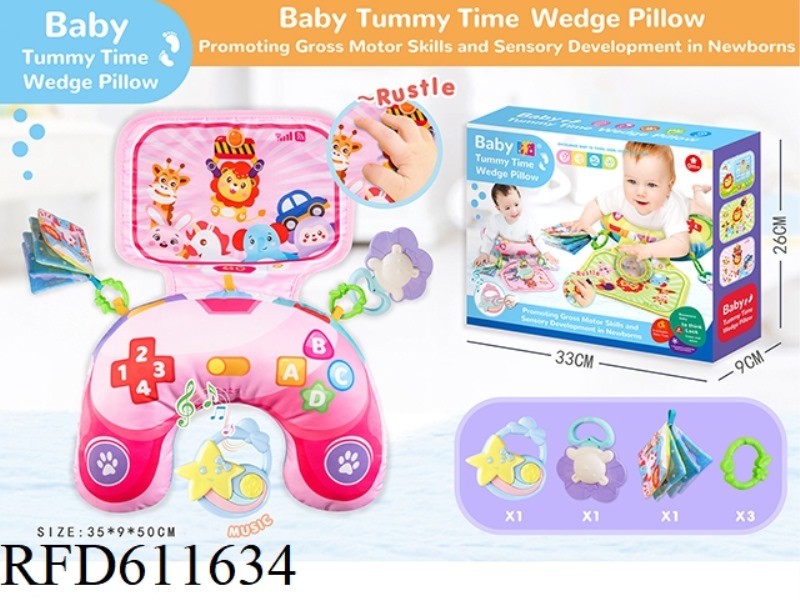 (POWDER + MUSIC BOX) LIE ON YOUR STOMACH AND PLAY BABY PILLOW