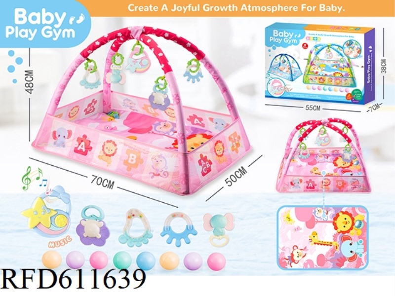 (POWDER + MUSIC BOX) BABY FITNESS BLANKET