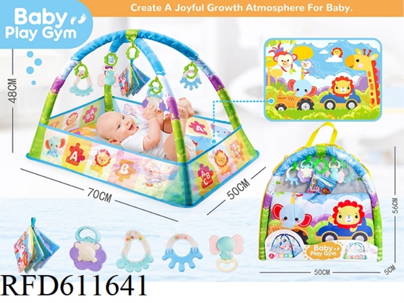 (GREEN) BABY EXERCISE BLANKET