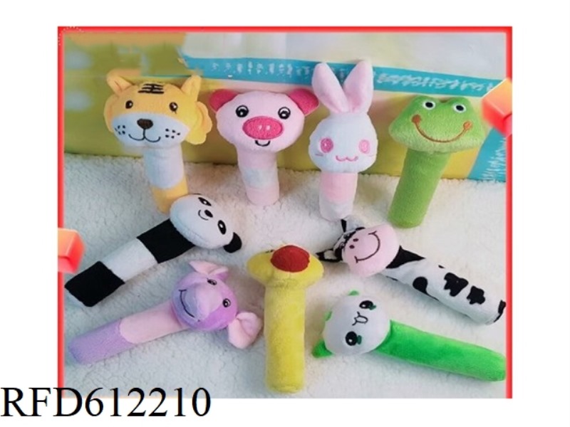 (CUSTOMIZABLE) BABY GRIP TOY SUPER SOFT BB STICK BABY TOY RING WHEN THE RATTLE OF THE BELL IS PINCHE