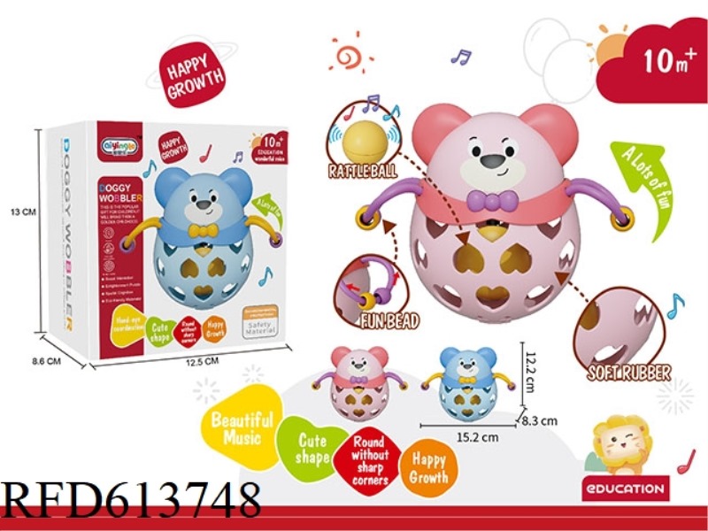 SOFT GLUE DOG RINGS BELL
