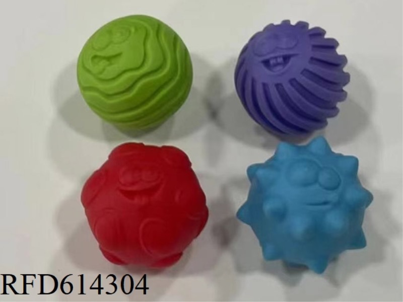 BATHROOM FINGER CATCH BALL (4 BALLS)