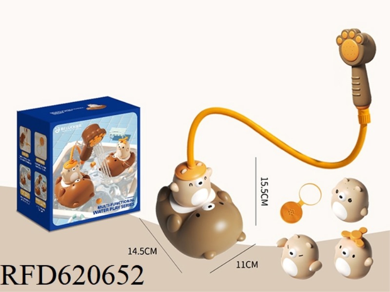 WATER BEAR (DELUXE EDITION) A LARGE BEAR BASE +3 BEARS +1 SHOWER HEAD