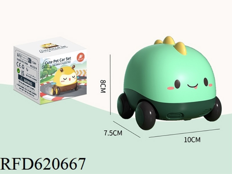 INERTIAL POWER CAR DINOSAUR TEETHER