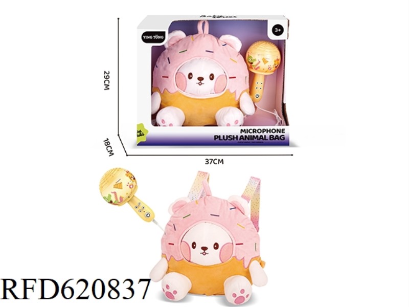 DONUT BEAR SHOULDER MIC BACKPACK