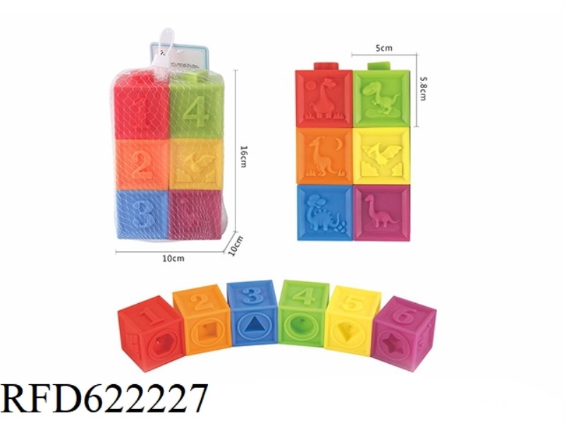 PUZZLE DINOSAUR NUMBER BLOCKS